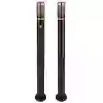 Standleuchte Außenbeleuchtung Stehleuchte rauch Kupfer Außen mit Bewegungsmelder Garten Edelstahl, Kunststoff, 1x E27, DxH 7,6x110 cm, 2er Set Standleuchte Außenbeleuchtung Stehleuchte rauch Kupfer Außen mit Bewegungsmelder Garten Edelstahl, Kunststoff, 1x E27, DxH 7,6x110 cm, 2er Set