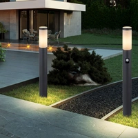 Gartenlampe mit Bewegungsmelder anthrazit Gartenstehlampe Edelstahl E27 Wegeleuchte Garten, opal, 1x E27 Fassung, H 80 cm, 2er Set Gartenlampe mit Bewegungsmelder anthrazit Gartenstehlampe Edelstahl E27 Wegeleuchte Garten, opal, 1x E27 Fassung, H 80 cm, 2er Set