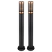 Stehlampe Garten Außenleuchte Aussenlampe Stehleuchte Wegeleuchten Edelstahl, Kupferakzent schwarz rauch, 1x E27, DxH 7,6x80 cm, 2er Set Stehlampe Garten Außenleuchte Aussenlampe Stehleuchte Wegeleuchten Edelstahl, Kupferakzent schwarz rauch, 1x E27, DxH 7,6x80 cm, 2er Set