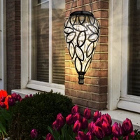 Solarlampe Gartendeko Hängeleuchte Außenlampe hängend LED Solarleuchte, im Tropfen Design, Metall schwarz, Kunststoff klar, 16x LED, DxH 13,5x 50 Solarlampe Gartendeko Hängeleuchte Außenlampe hängend LED Solarleuchte, im Tropfen Design, Metall schwarz, Kunststoff klar, 16x LED, DxH 13,5x 50
