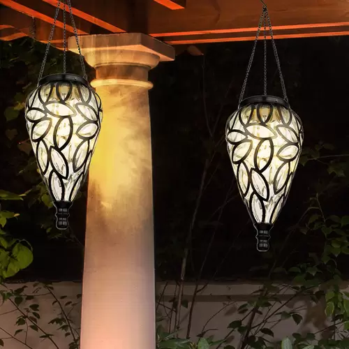 Solarlampe Gartendeko Hängeleuchte Außenlampe hängend LED Solarleuchte, im Tropfen Design, Metall schwarz, Kunststoff klar, 16x LED, DxH 13,5x 50 Solarlampe Gartendeko Hängeleuchte Außenlampe hängend LED Solarleuchte, im Tropfen Design, Metall schwarz, Kunststoff klar, 16x LED, DxH 13,5x 50