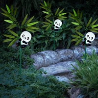 Außen Solarleuchte Panda Dekoleuchte Solarlampe Aussen Außenleuchte Steckleuchte Tierfigur, Akku, 1x LED warmweiß, H 70 cm, 3er Set Außen Solarleuchte Panda Dekoleuchte Solarlampe Aussen Außenleuchte Steckleuchte Tierfigur, Akku, 1x LED warmweiß, H 70 cm, 3er Set