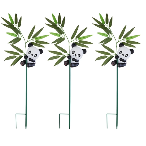 Außen Solarleuchte Panda Dekoleuchte Solarlampe Aussen Außenleuchte Steckleuchte Tierfigur, Akku, 1x LED warmweiß, H 70 cm, 3er Set Außen Solarleuchte Panda Dekoleuchte Solarlampe Aussen Außenleuchte Steckleuchte Tierfigur, Akku, 1x LED warmweiß, H 70 cm, 3er Set