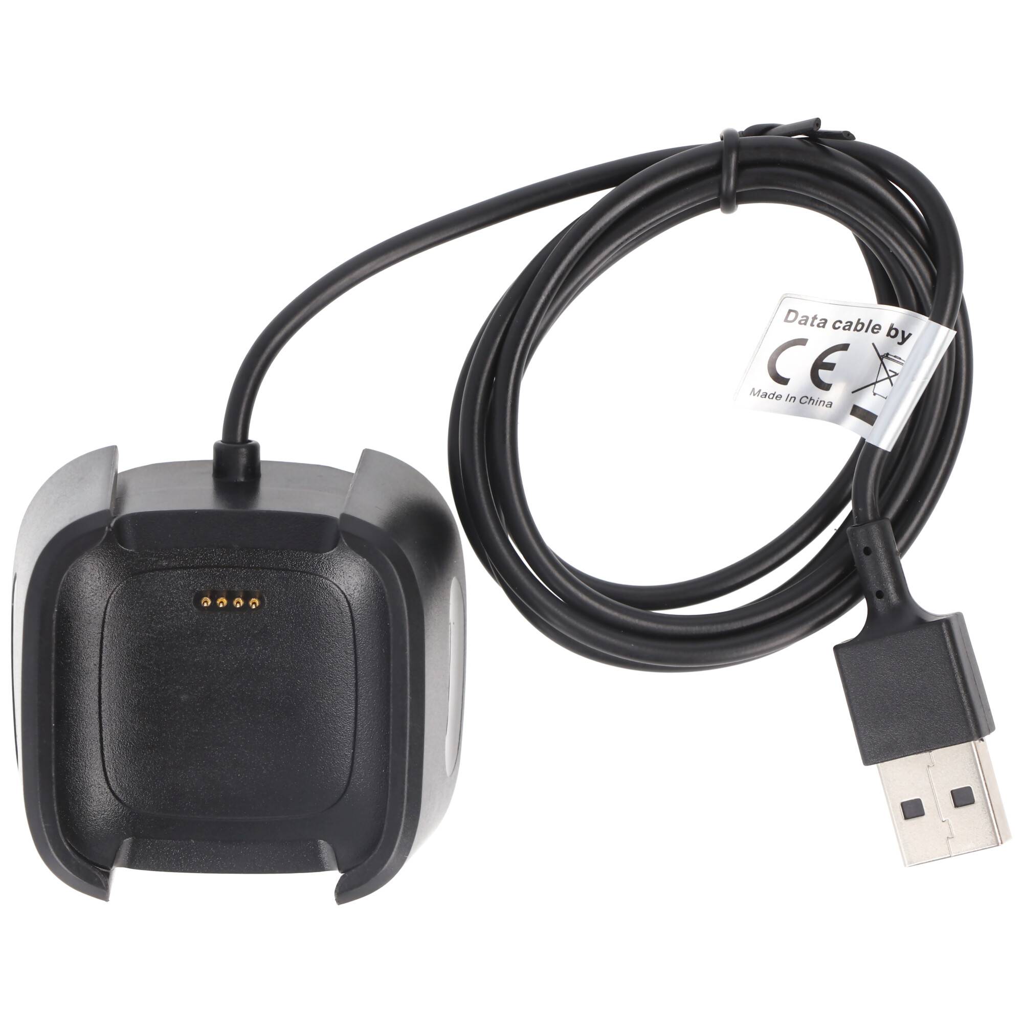 USB Ladekabel passend für Fitbit Versa 2, Ladeadapter für Smartwatch Fitbit Versa 2