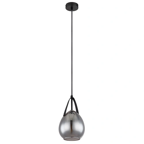 Pendellampe Hängeleuchte Esszimmerlampe, Moderne Pendelleuchte, Lampenschirm in Rauchglas Optik, Metall, schwarz, matt, 1x E27 Fassung, DxH 15x120 Pendellampe Hängeleuchte Esszimmerlampe, Moderne Pendelleuchte, Lampenschirm in Rauchglas Optik, Metall, schwarz, matt, 1x E27 Fassung, DxH 15x120