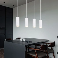 Hängeleuchte Pendellampe weiß Wohnzimmerleuchte 4-flammig Deckenlampe hängend, Metall, 4x GU10 Fassungen, LxBxH 65x6x120 cm Hängeleuchte Pendellampe weiß Wohnzimmerleuchte 4-flammig Deckenlampe hängend, Metall, 4x GU10 Fassungen, LxBxH 65x6x120 cm