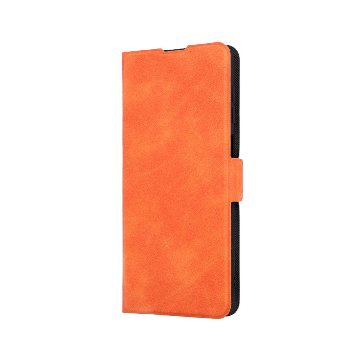 JAMCOVER Cover Smart Orange für Samsung Galaxy S22 - Schutzhülle, Handytasche im Buchformat