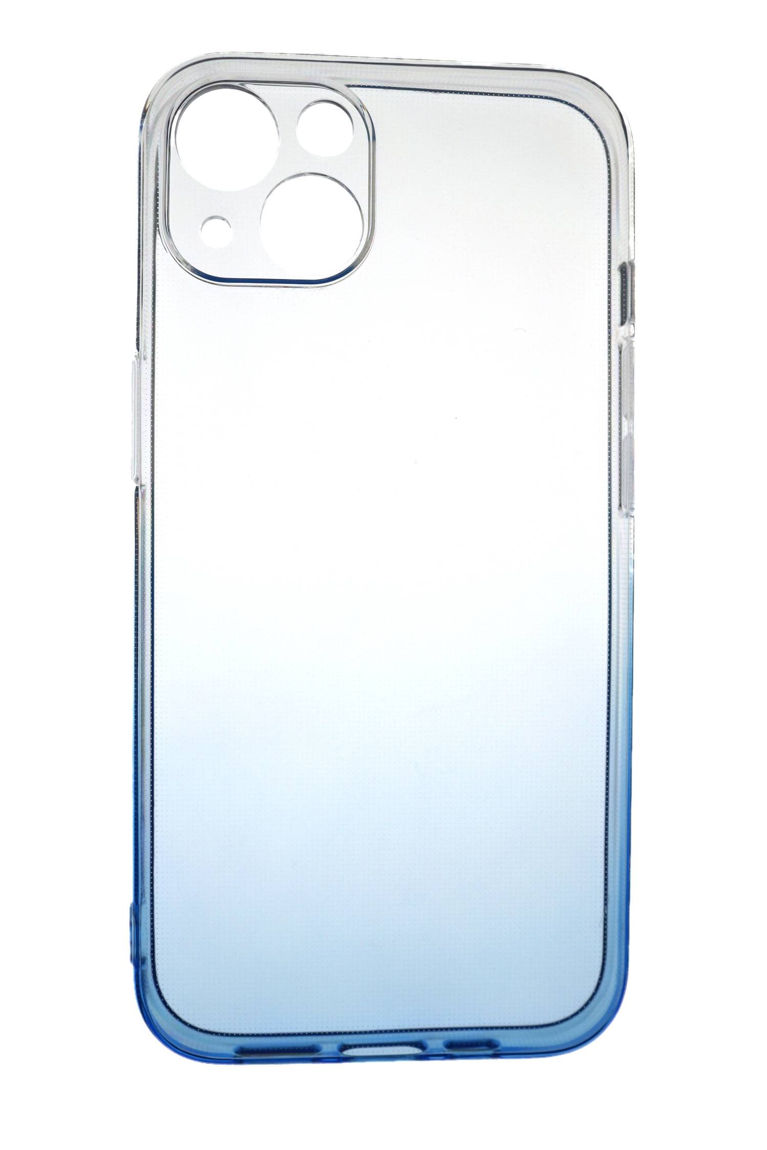 JAMCOVER 2.0 mm TPU Case Strong Blau, Transparent für Apple iPhone 14 Plus - Schutzhülle, Backcover, Handyhülle, Hülle