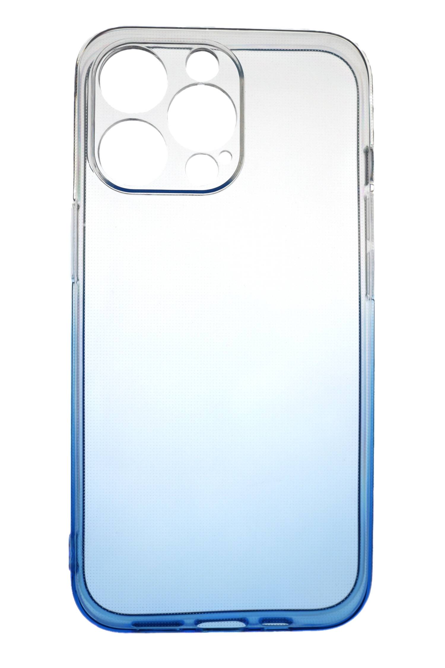 JAMCOVER 2.0 mm TPU Case Strong Blau, Transparent für Apple iPhone 14 Pro - Schutzhülle, Backcover, Handyhülle, Hülle