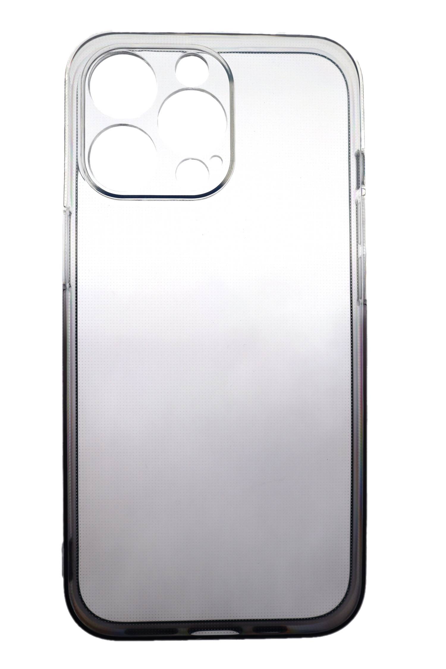JAMCOVER 2.0 mm TPU Case Strong Grau, Transparent für Apple iPhone 14 Pro Max - Schutzhülle, Backcover, Handyhülle, Hülle