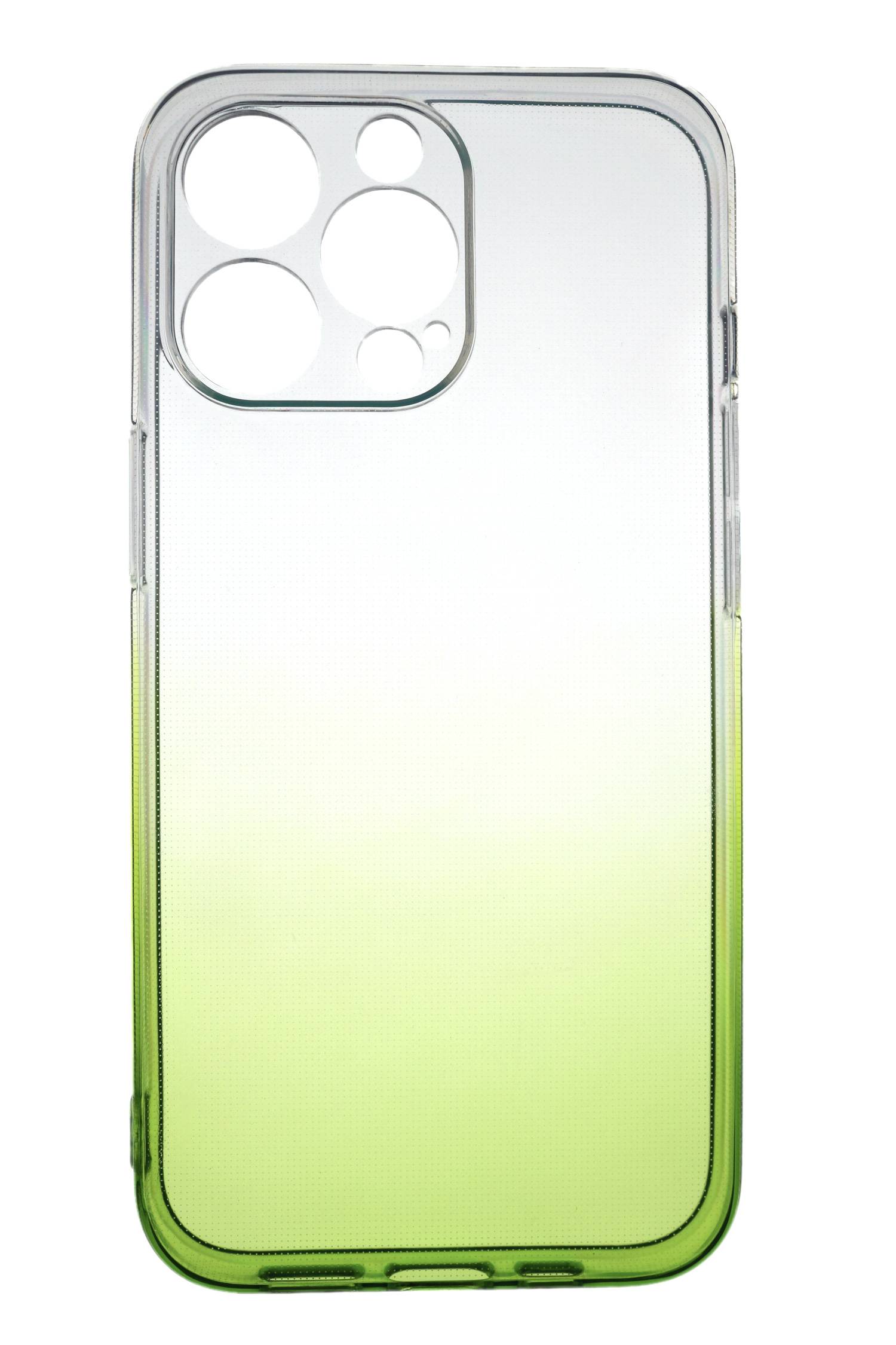 JAMCOVER 2.0 mm TPU Case Strong Grün, Transparent für Apple iPhone 13 Pro - Schutzhülle, Backcover, Handyhülle, Hülle