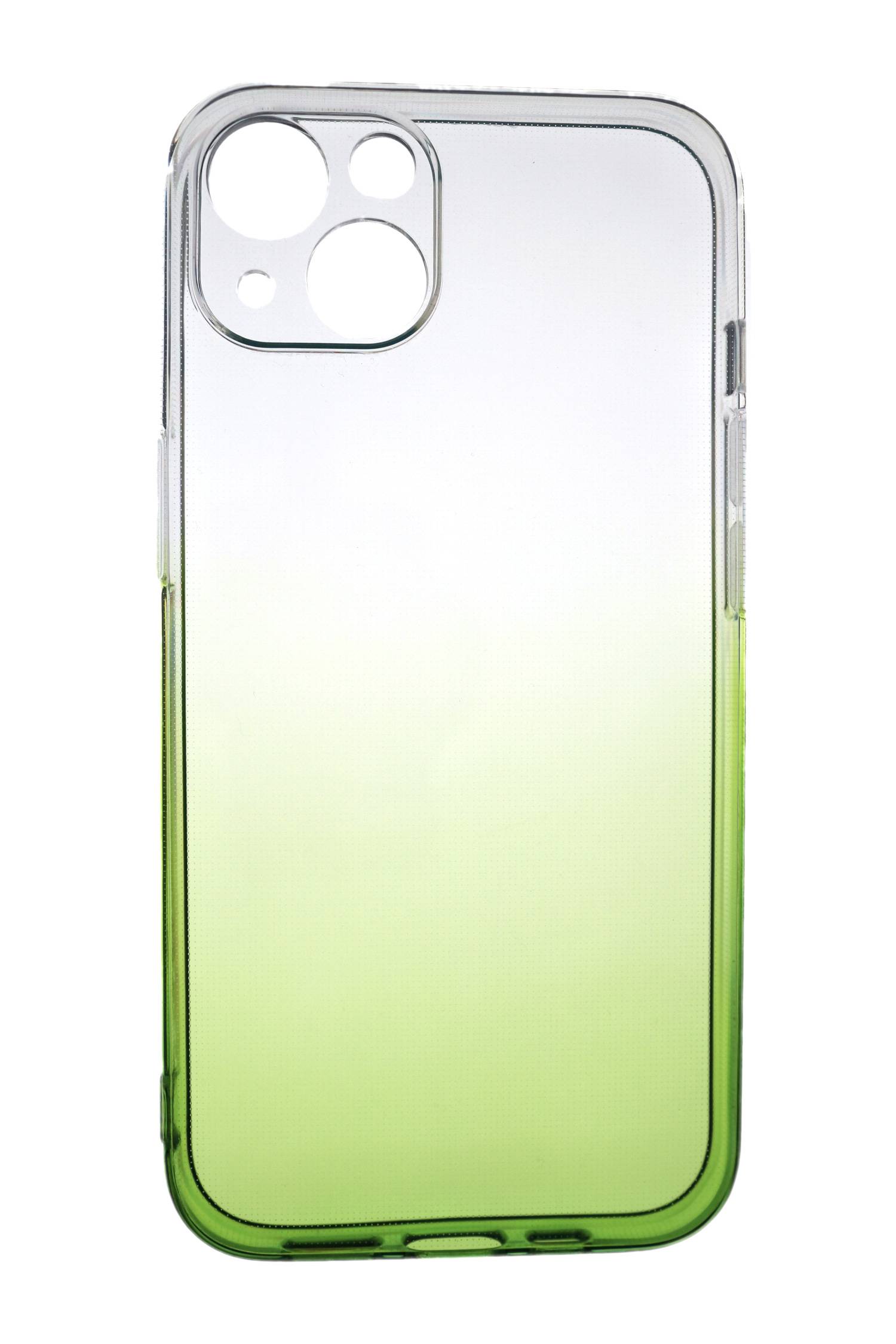 JAMCOVER 2.0 mm TPU Case Strong Grün, Transparent für Apple iPhone 14 - Schutzhülle, Backcover, Handyhülle, Hülle