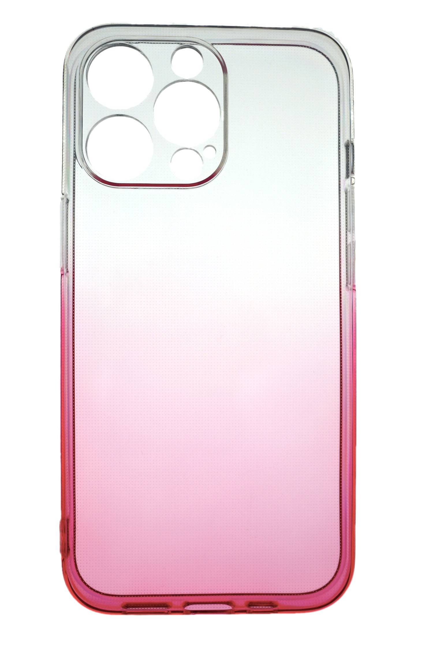 JAMCOVER 2.0 mm TPU Case Strong Pink, Transparent für Apple iPhone 13 Pro - Schutzhülle, Backcover, Handyhülle, Hülle