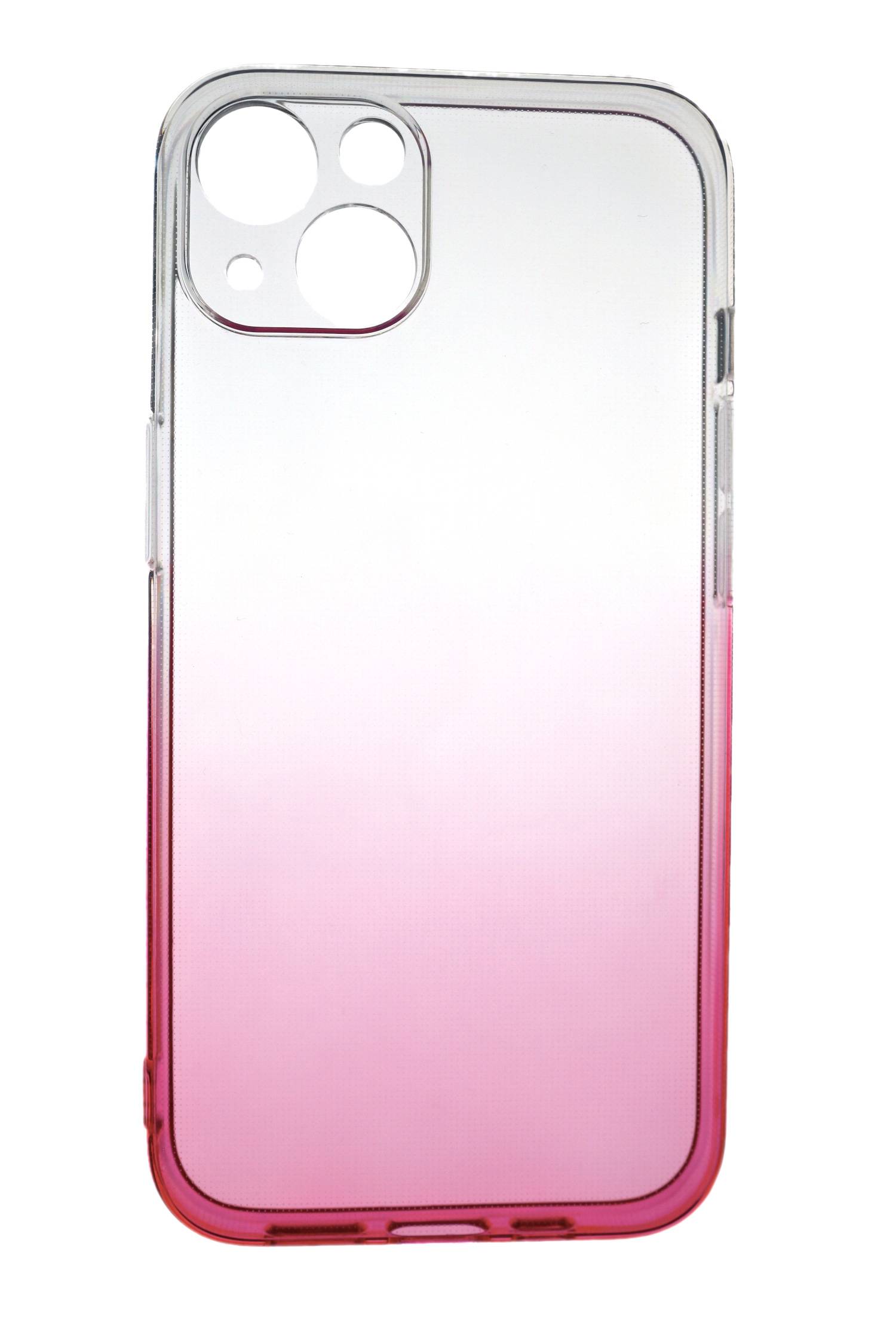 JAMCOVER 2.0 mm TPU Case Strong Pink, Transparent für Apple iPhone 13 - Schutzhülle, Backcover, Handyhülle, Hülle