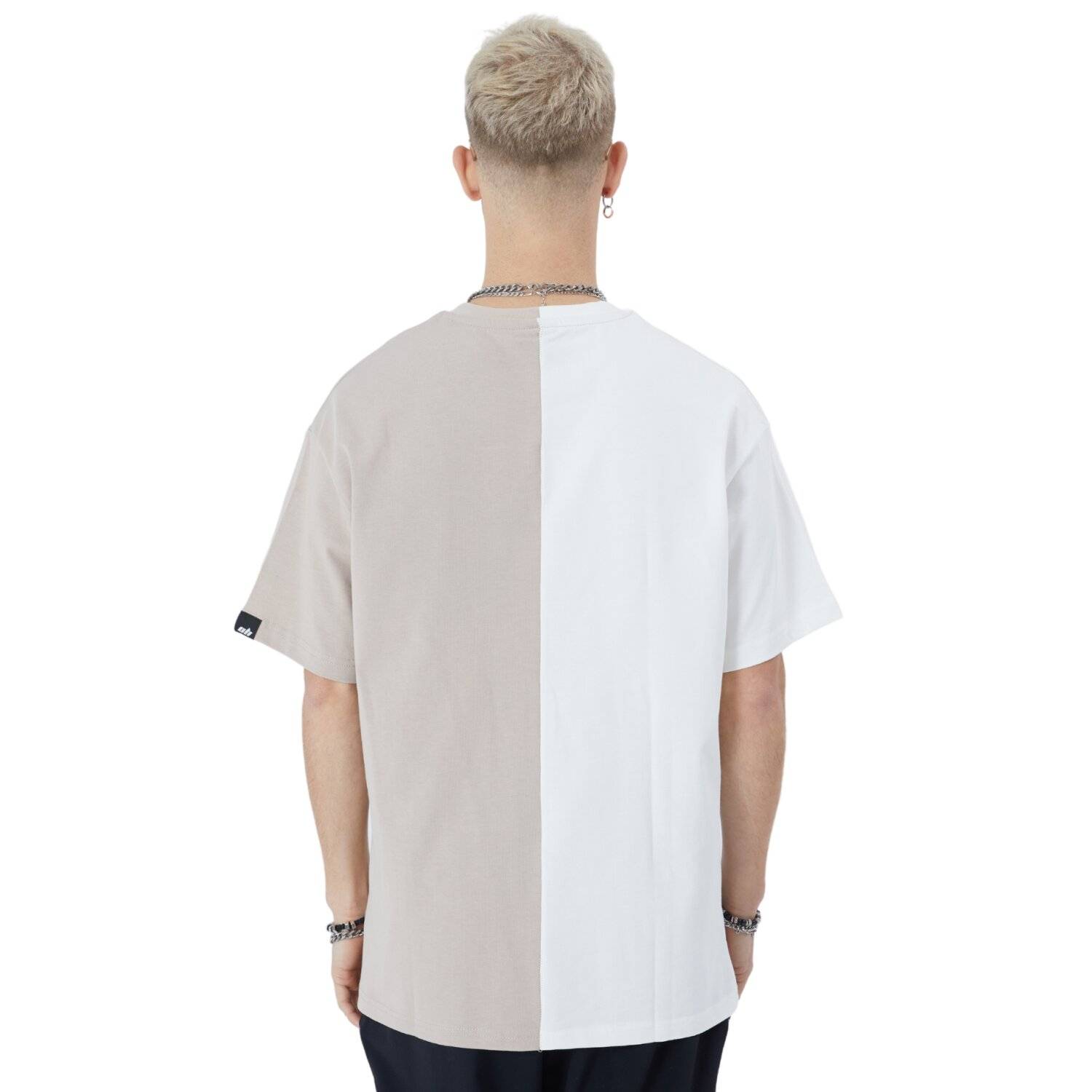 Herren T-Shirt Oversize Fit Cotton mit 320gsm Baumwolle Car Auto Shirt (S) Weiß