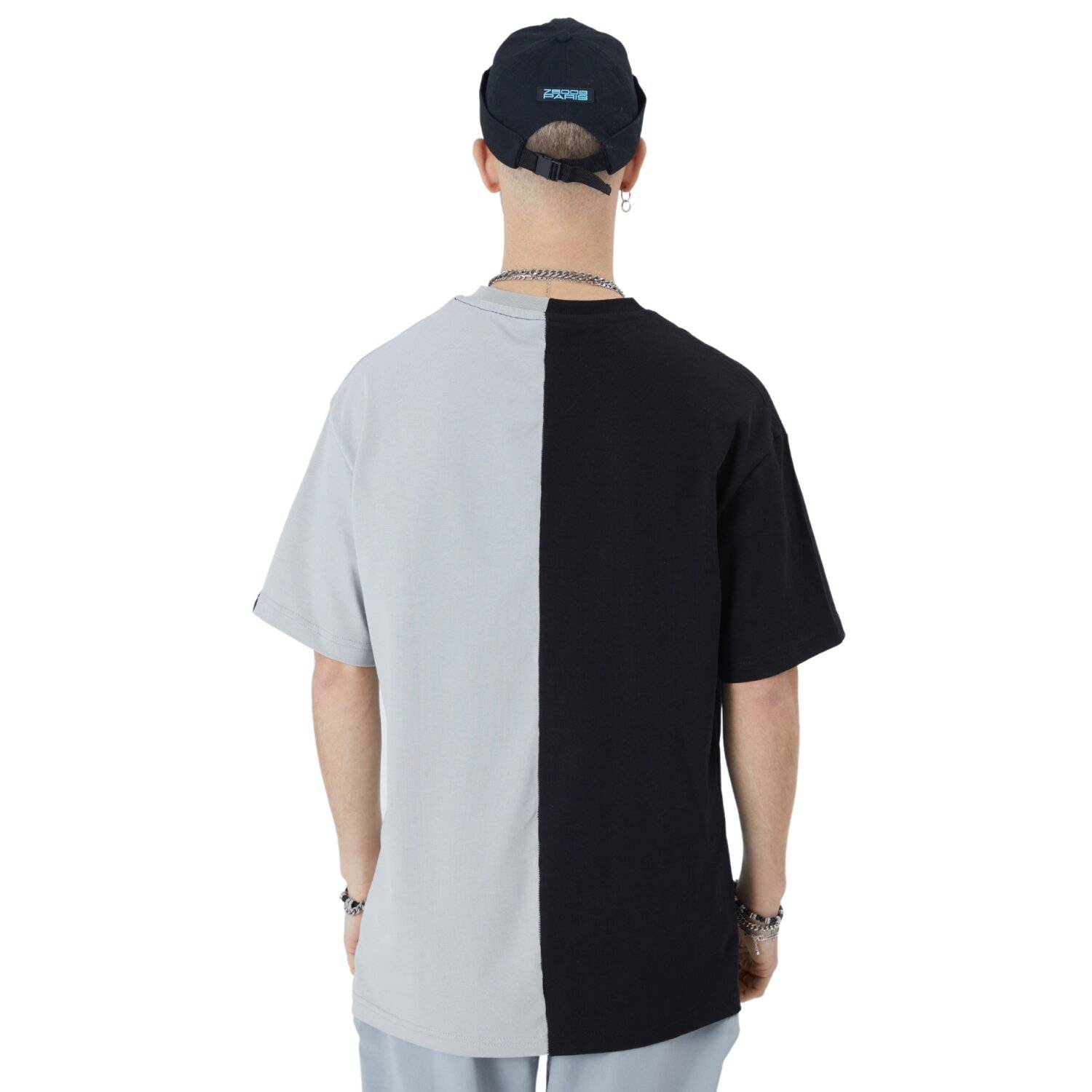 Herren T-Shirt Oversize Fit Cotton mit 320gsm Baumwolle Car Auto Shirt (M) Schwarz