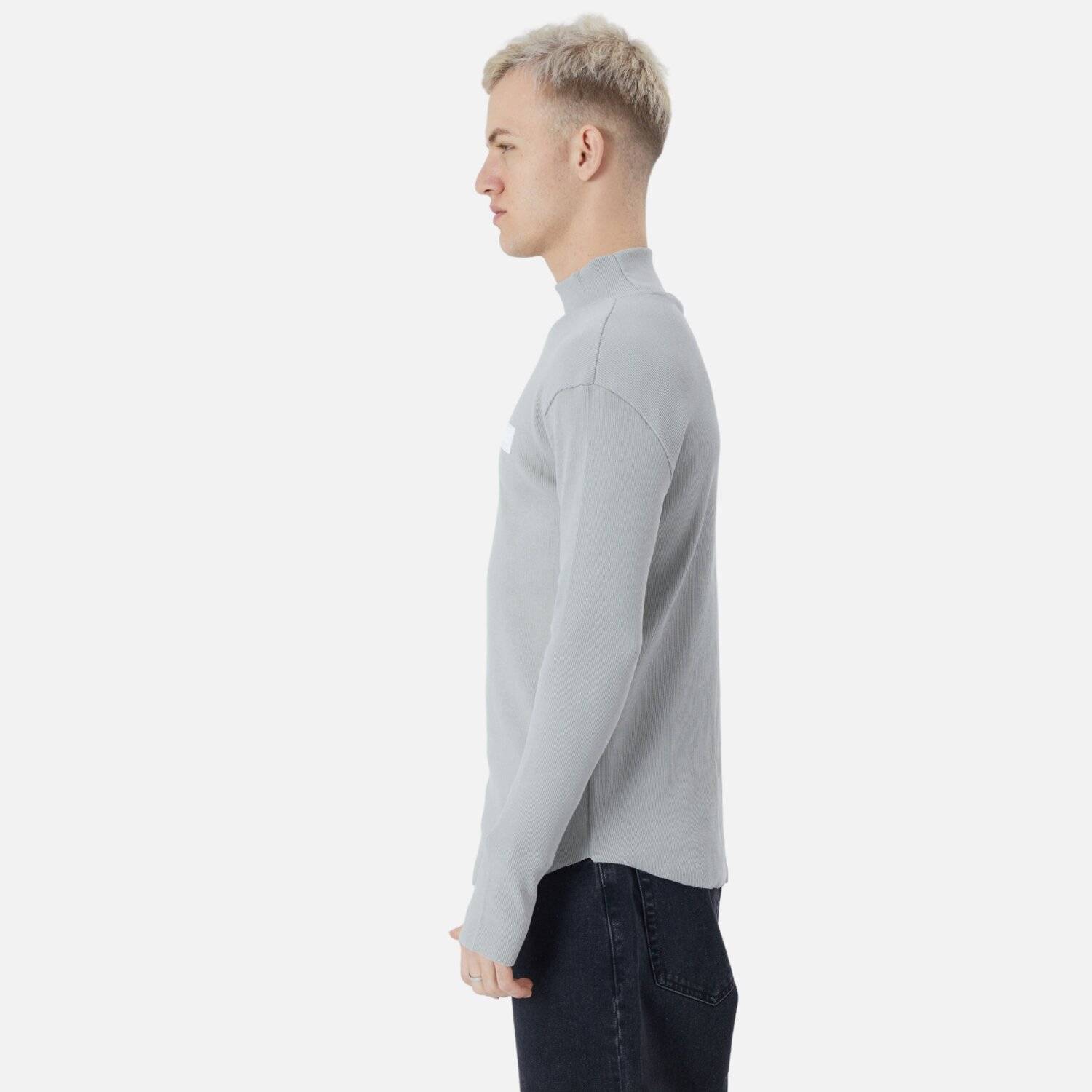 Herren Rundhals Sweatshirt Regular Fit Pullover L/XL Grau