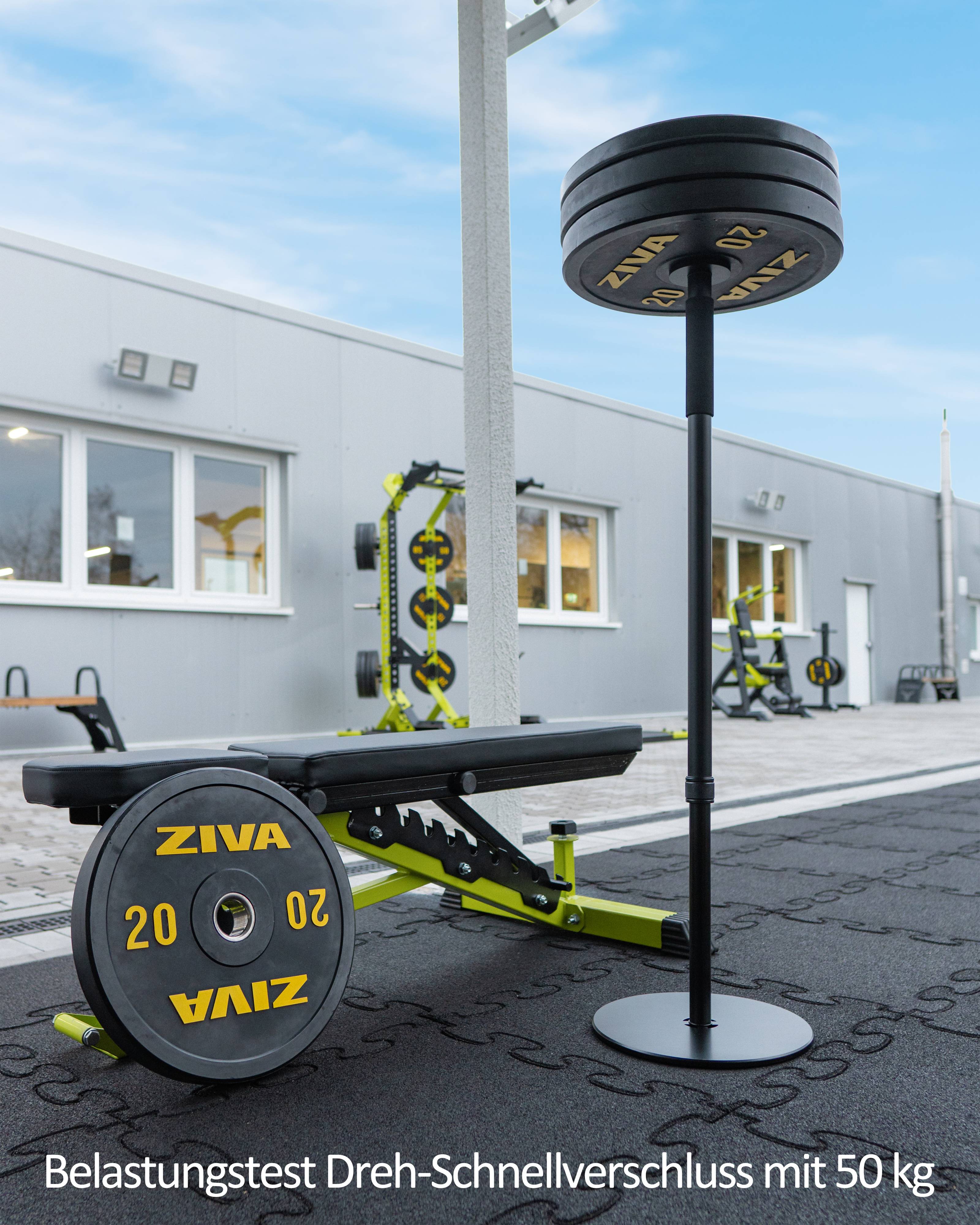 Photecs® Studio-Einbeinstativ Pro 2S-35, 2-Segment-Monopod m. Stahl-Standfuß 35cm (7,5 kg)