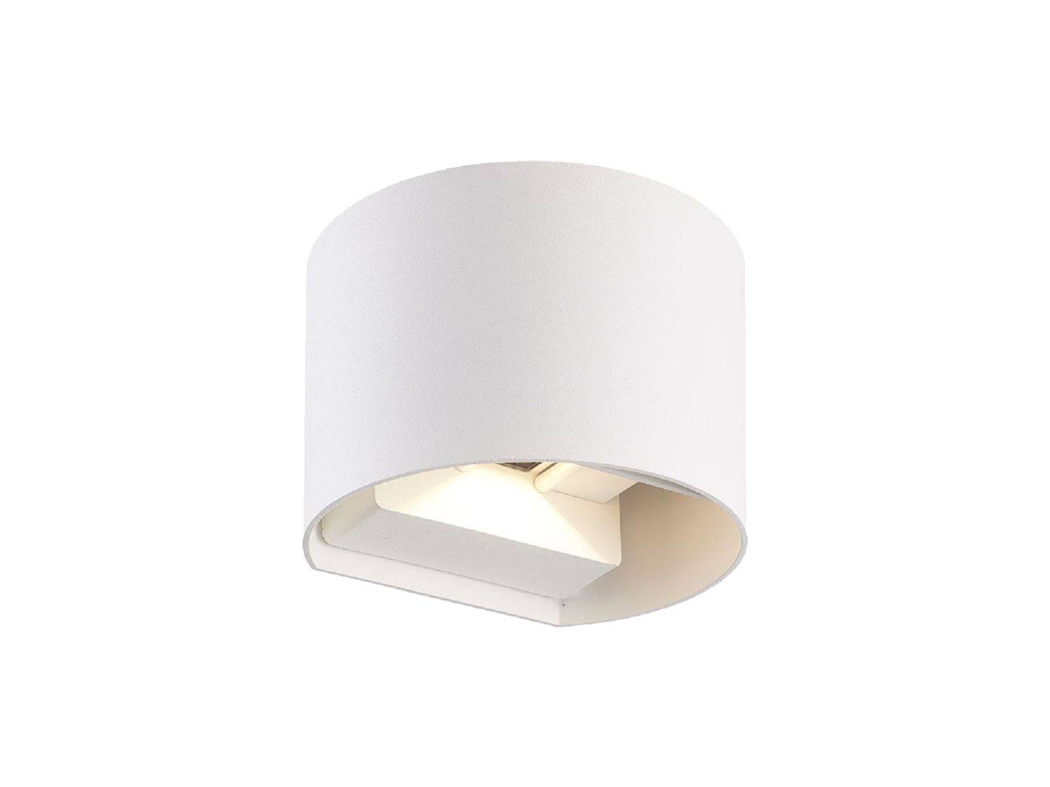 LED line LITE CILINDER Außenwandleuchte 4000K Neutralweiß SMD2835 IP54 Weiß