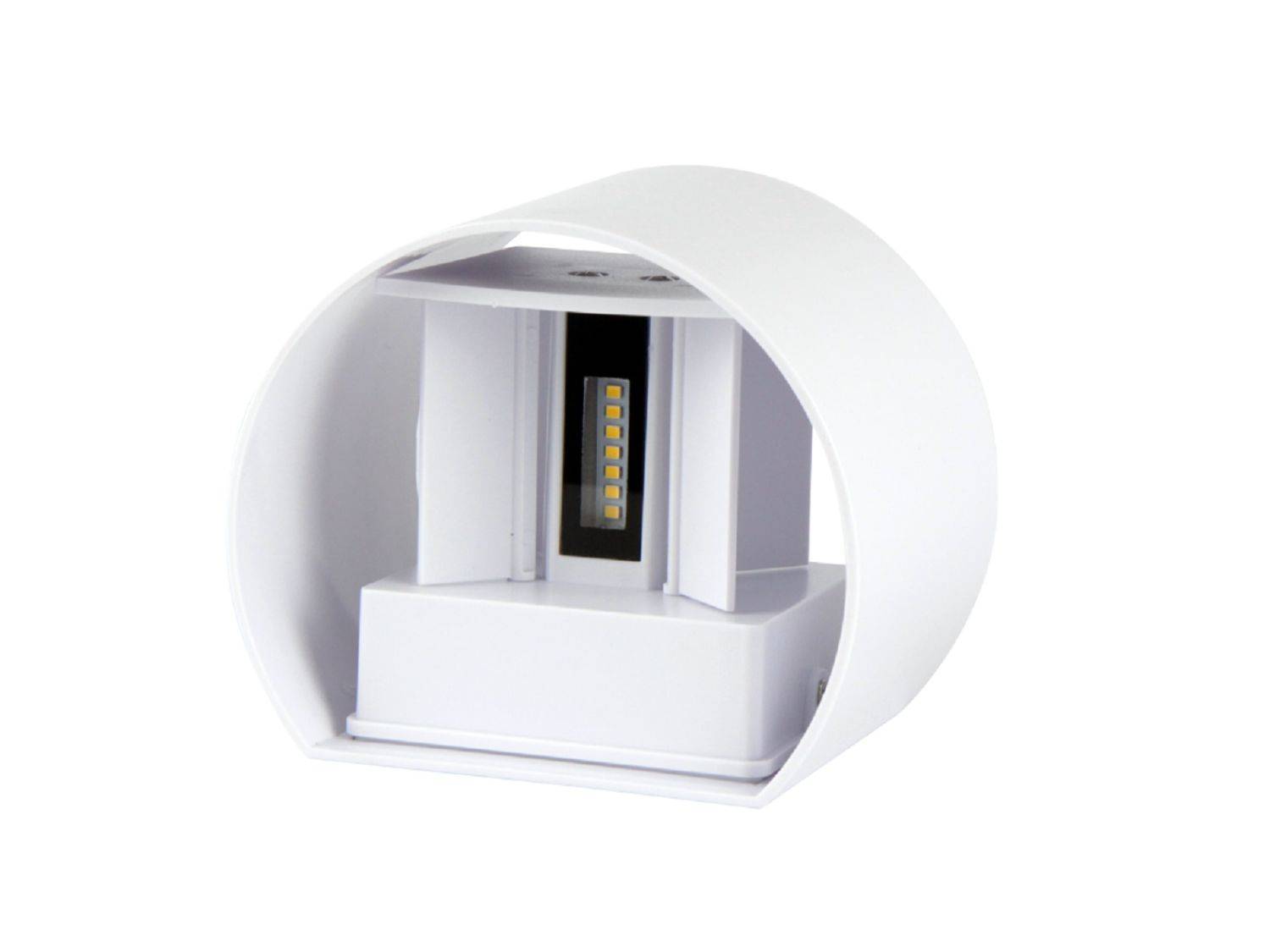 LED line LITE Außenwandleuchte LED 2x 3W 4000K Neutralweiß IP54 CILINDER Außenbeleuchtung Wandleuchte Weiß