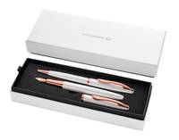 Pelikan Jazz Noble Elegance, Gold, Perleffekt, Weiß, 2 Stück(e), Kugelschreiber + Füllfederhalter