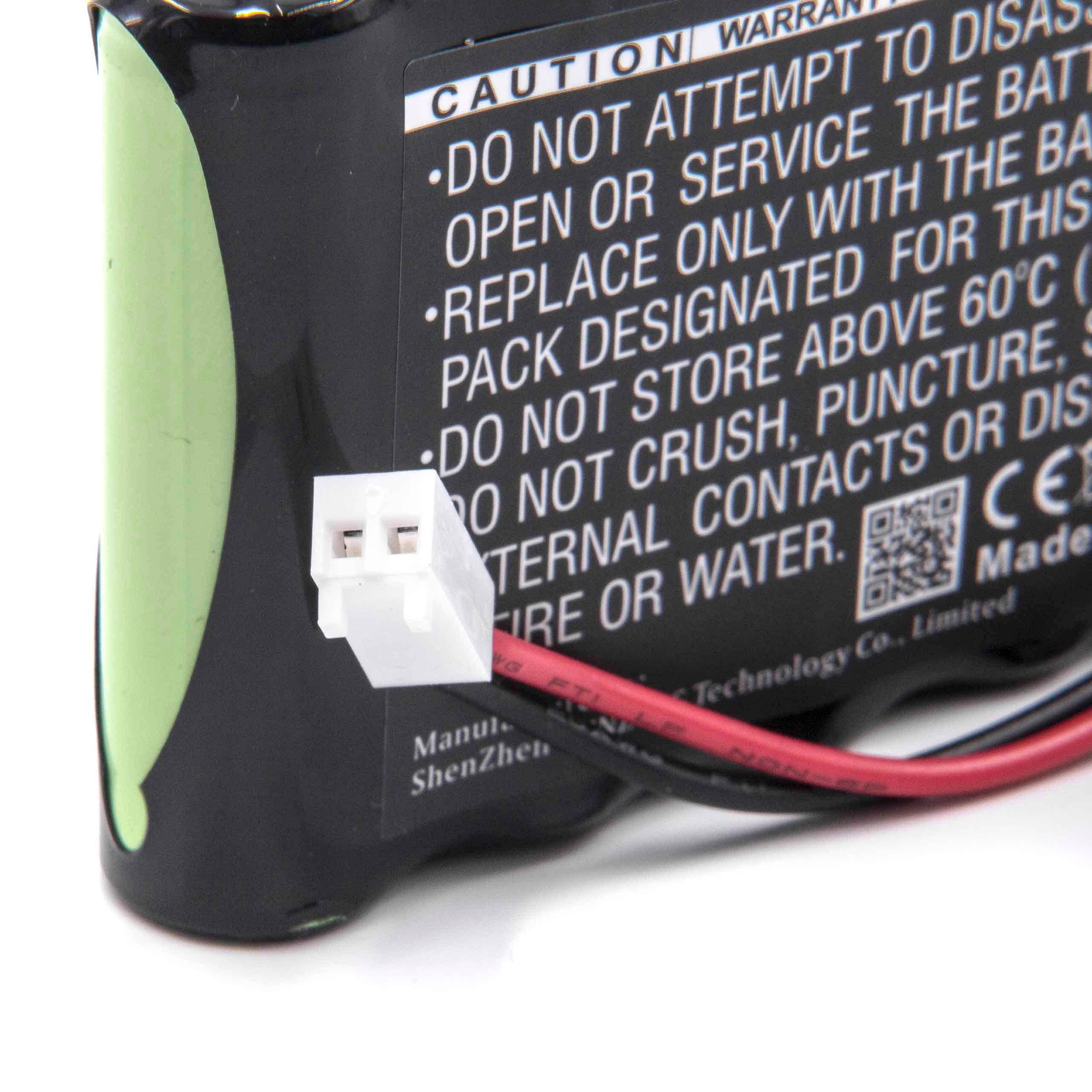 Medizintechnik-Akku als Ersatz für Globus BATT/110466 - 2000mAh, 7,2V, NiMH