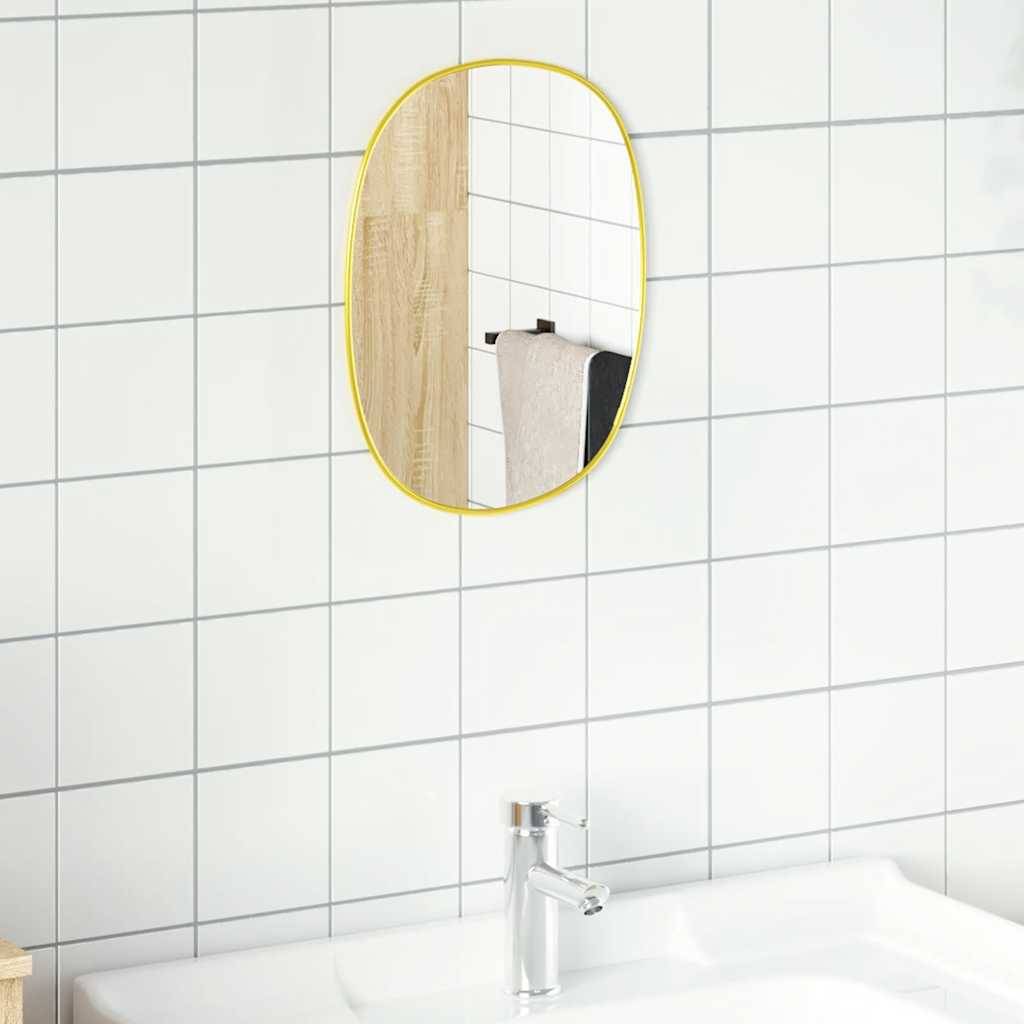 vidaXL Wandspiegel Golden 30x25 cm