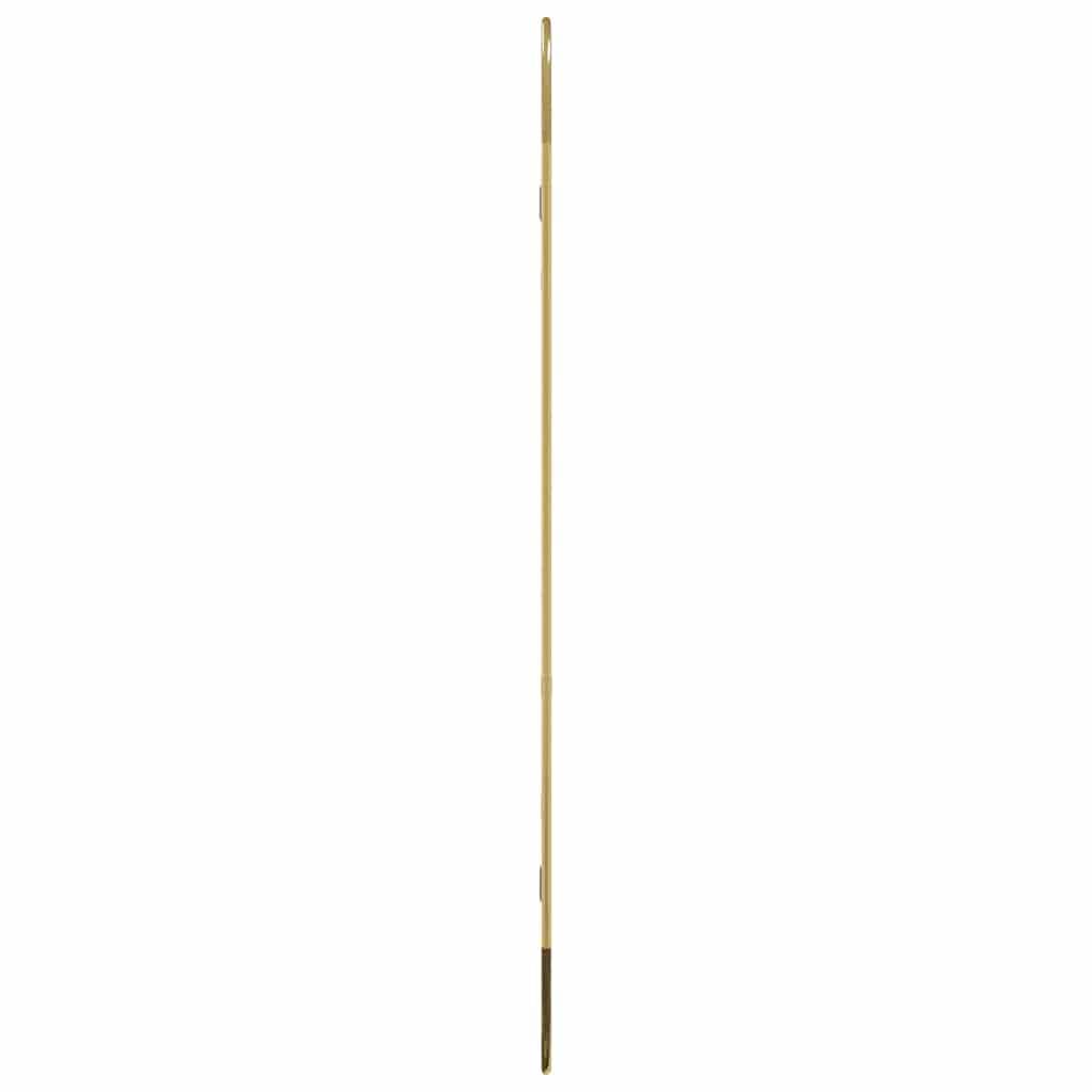 vidaXL Wandspiegel Golden 90x40 cm Oval