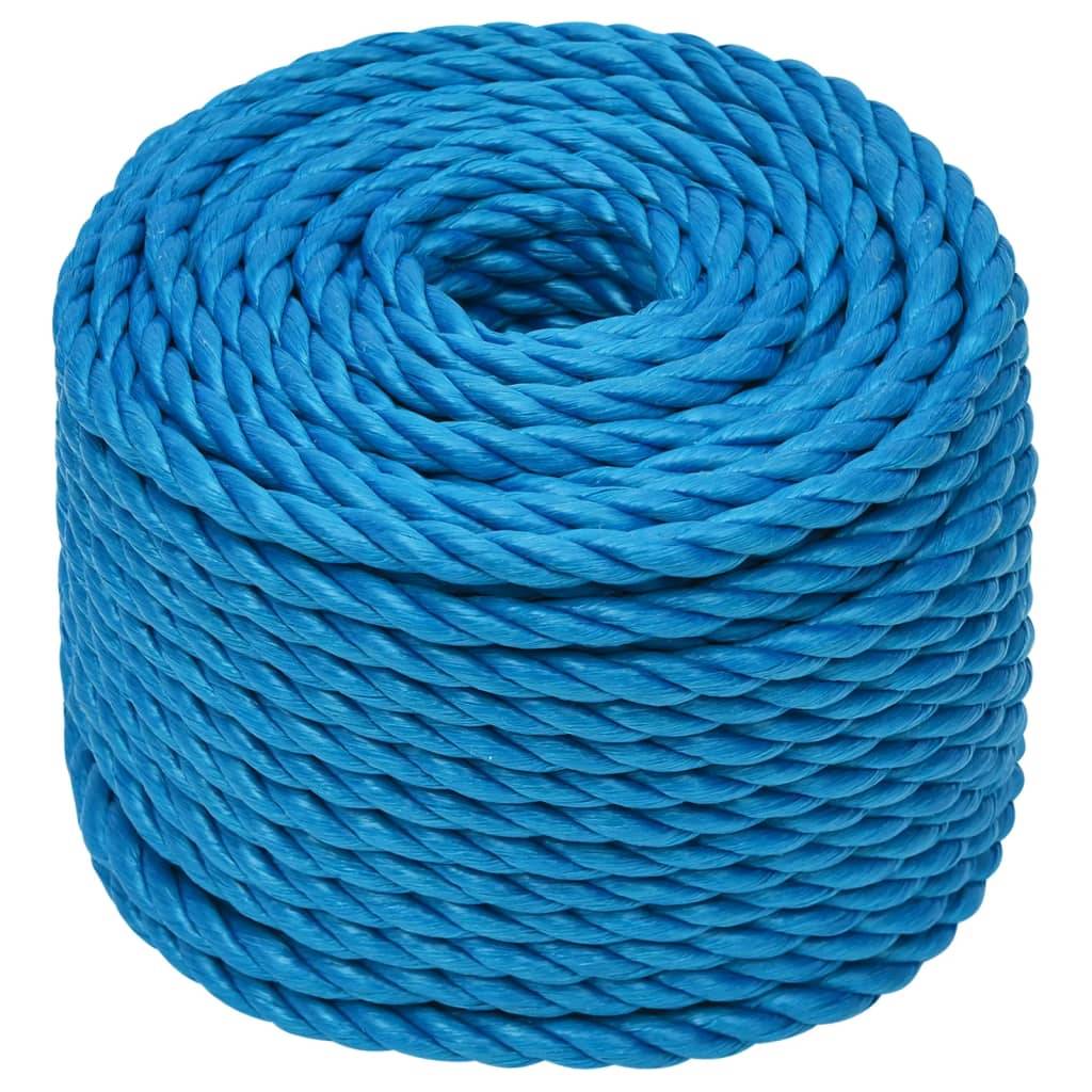 vidaXL Arbeitsseil Blau 14 mm 50 m Polypropylen
