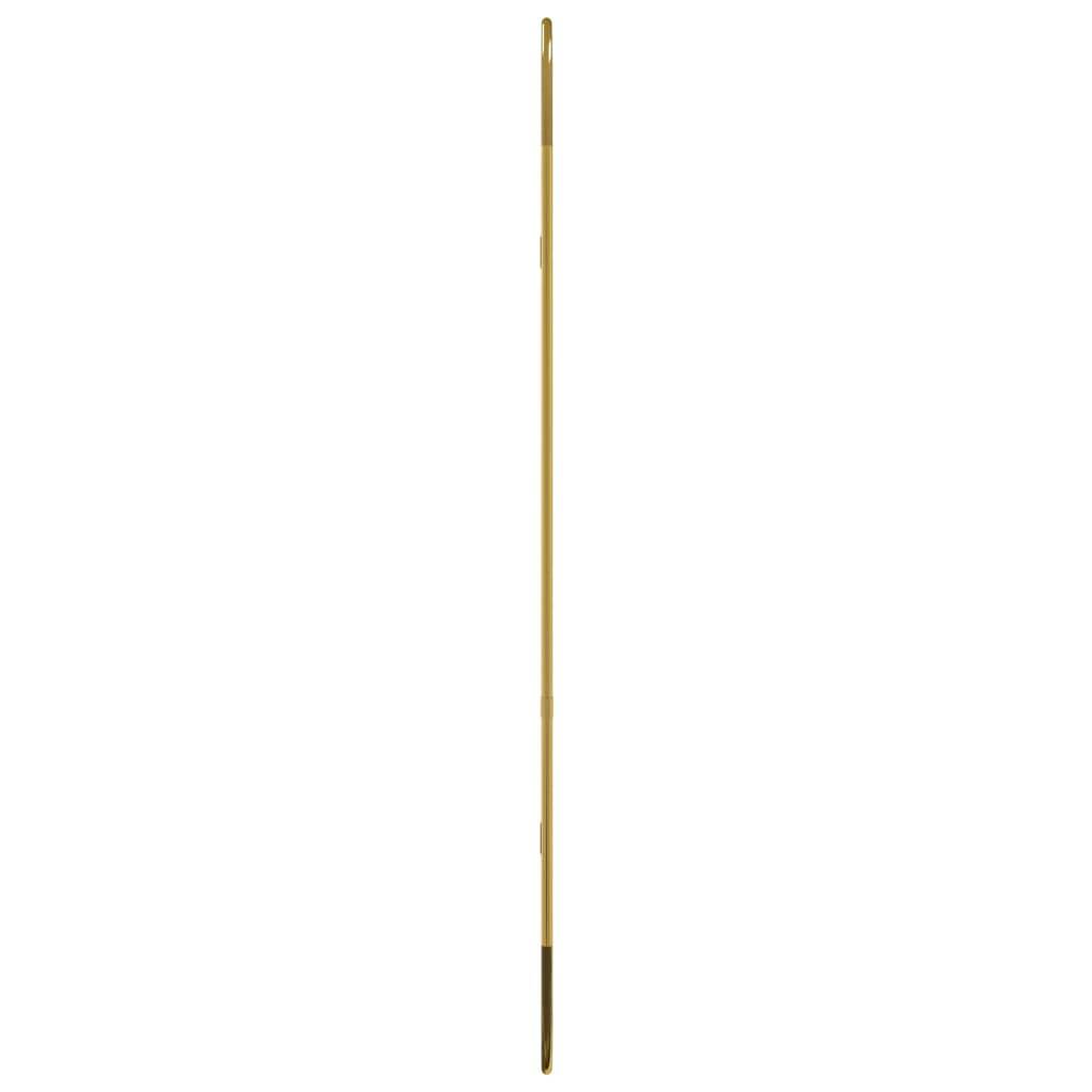 vidaXL Wandspiegel Golden 80x35 cm Oval