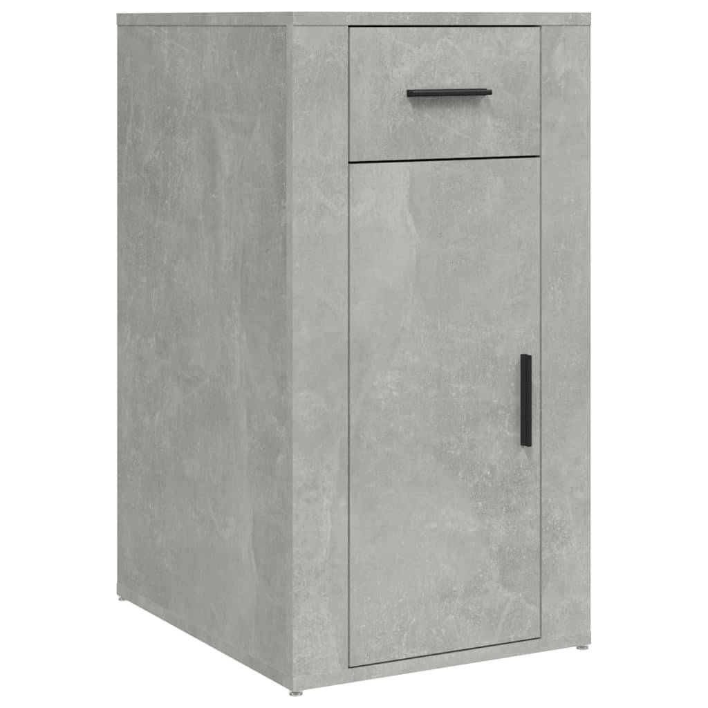 vidaXL Büroschrank Betongrau 40x49x75 cm Holzwerkstoff
