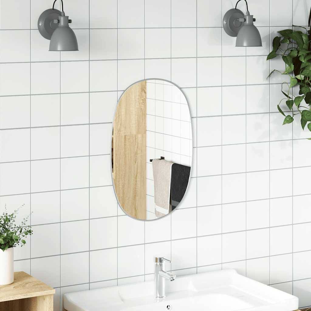 vidaXL Wandspiegel Silbern 50x35 cm