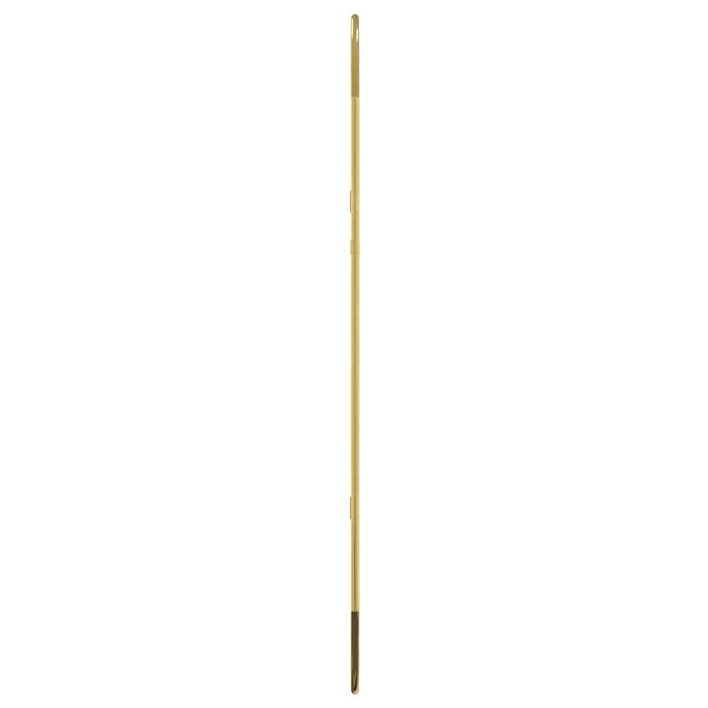 vidaXL Wandspiegel Golden 70x30 cm Oval