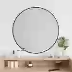 vidaXL Wandspiegel Schwarz Ø 60 cm Rund vidaXL Wandspiegel Schwarz Ø 60 cm Rund