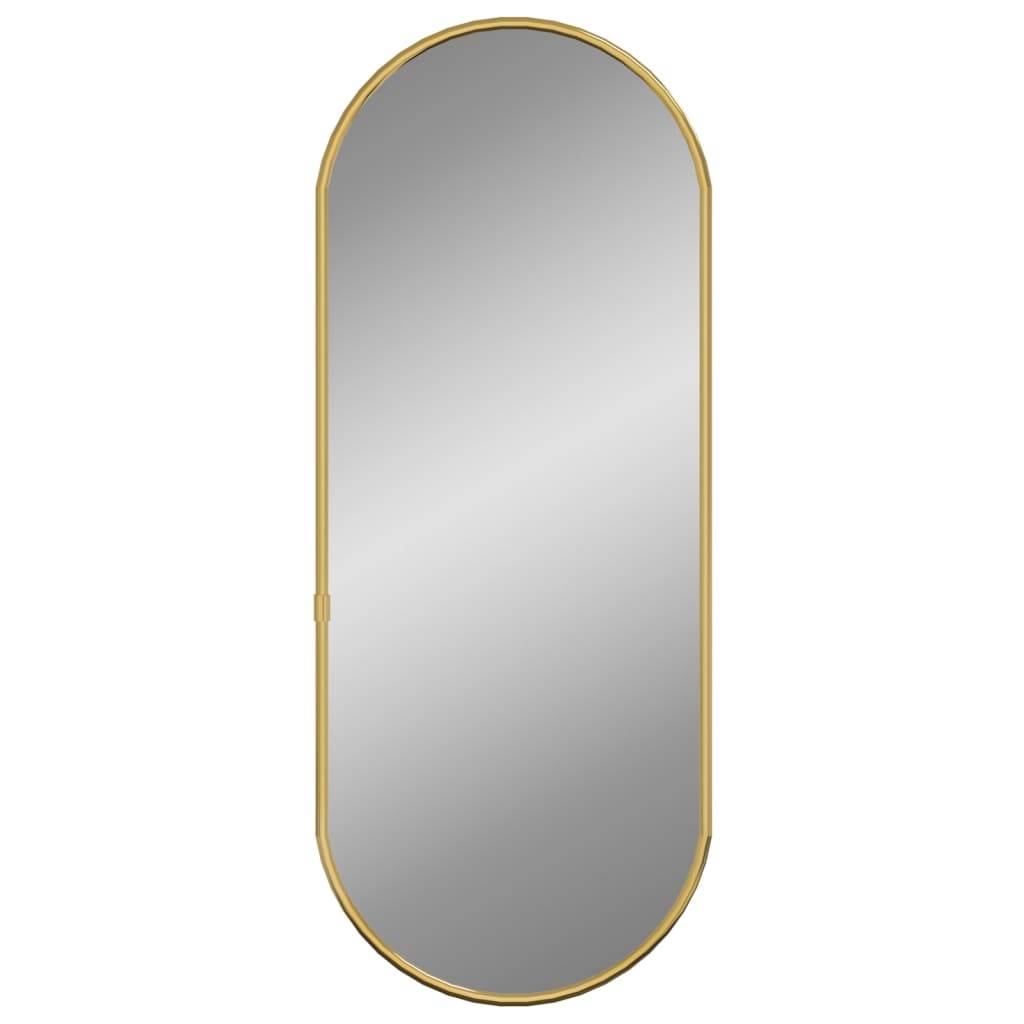 vidaXL Wandspiegel Golden 60x25 cm Oval