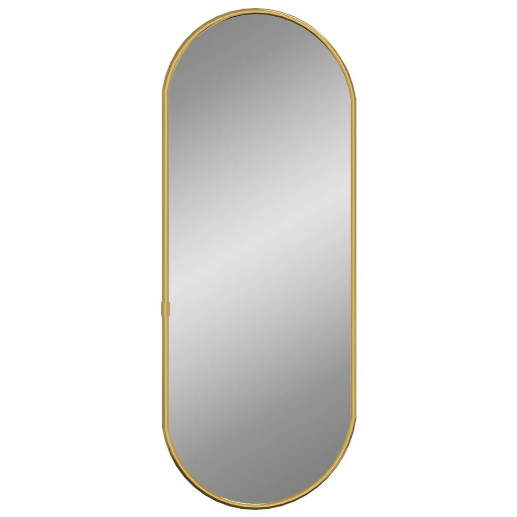 vidaXL Wandspiegel Golden 60x25 cm Oval
