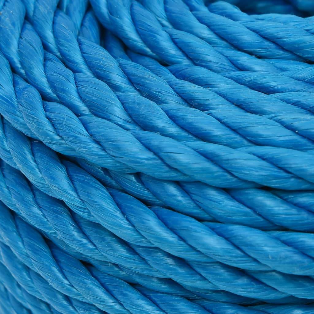 vidaXL Arbeitsseil Blau 24 mm 100 m Polypropylen