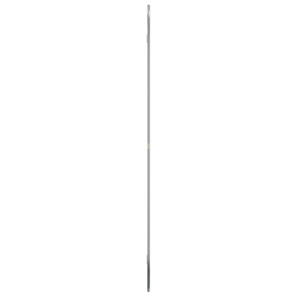 vidaXL Wandspiegel Silbern 80x50 cm