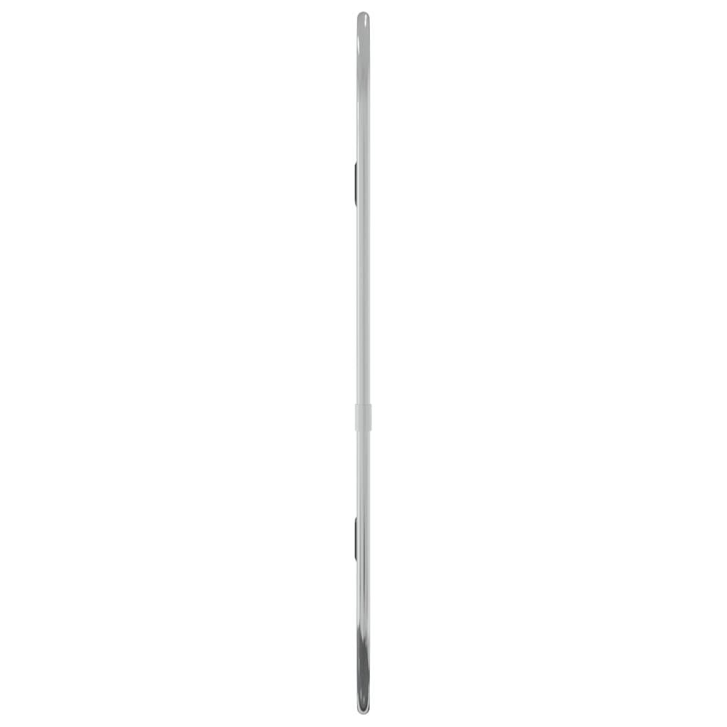 vidaXL Wandspiegel Silbern 40x15 cm Oval