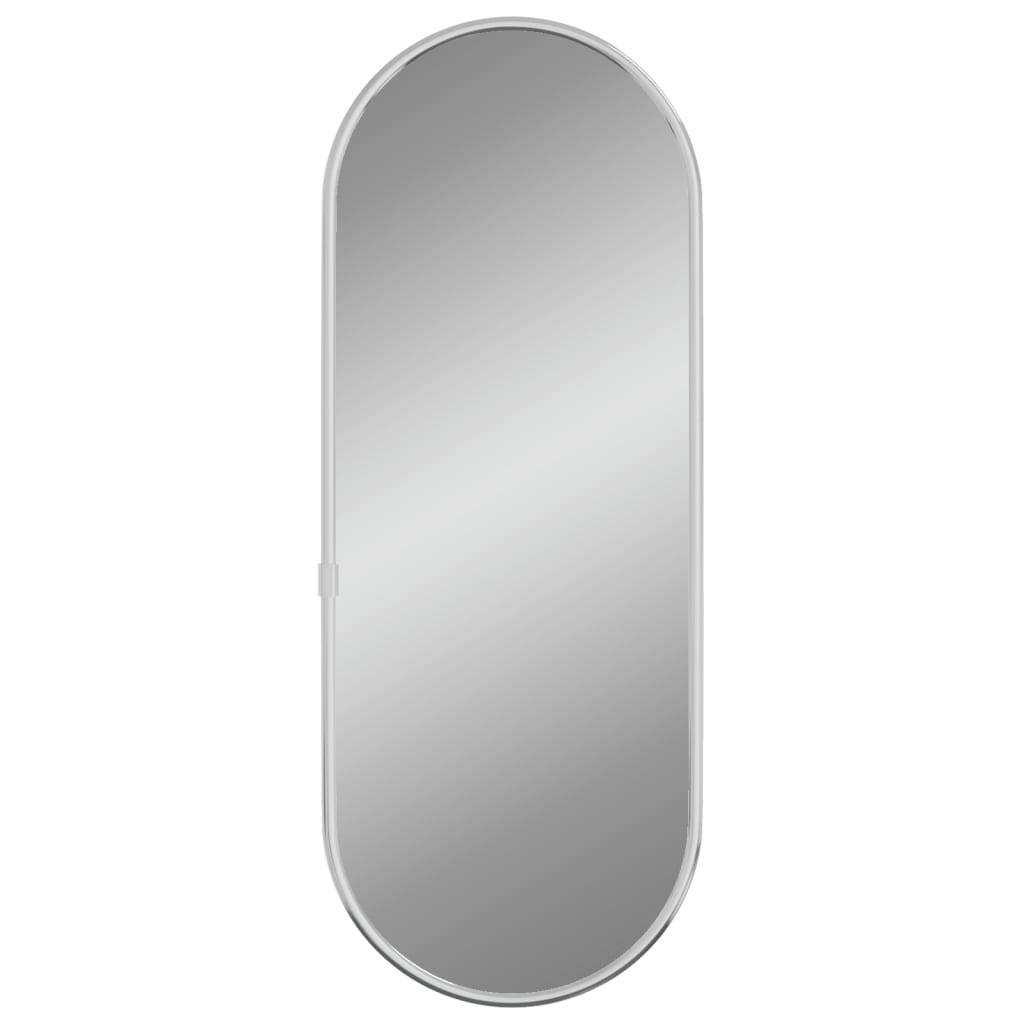 vidaXL Wandspiegel Silbern 40x15 cm Oval