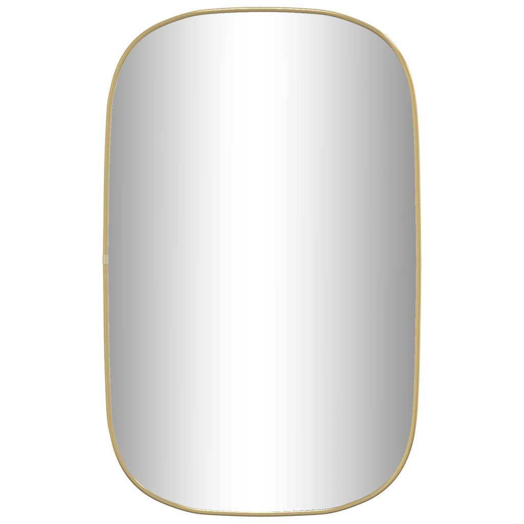 vidaXL Wandspiegel Golden 80x50 cm