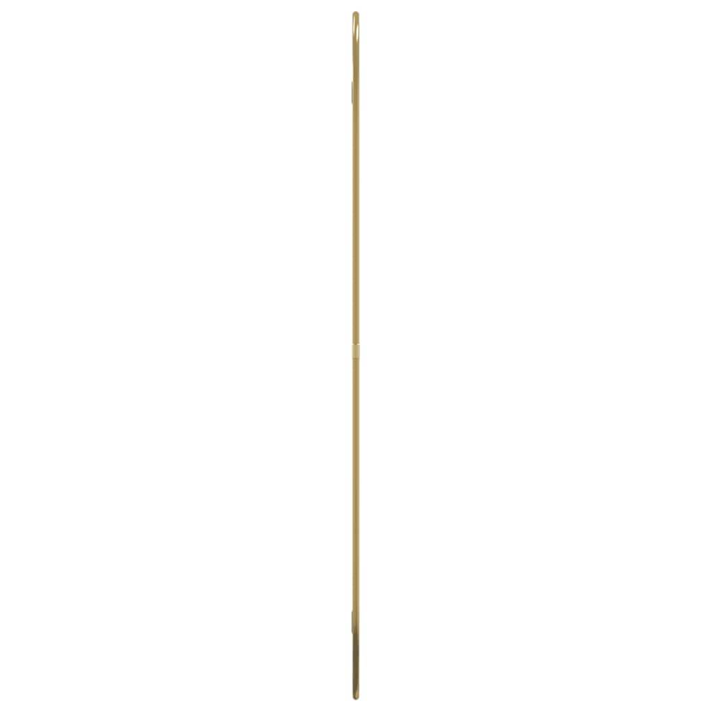 vidaXL Wandspiegel Golden 80x50 cm