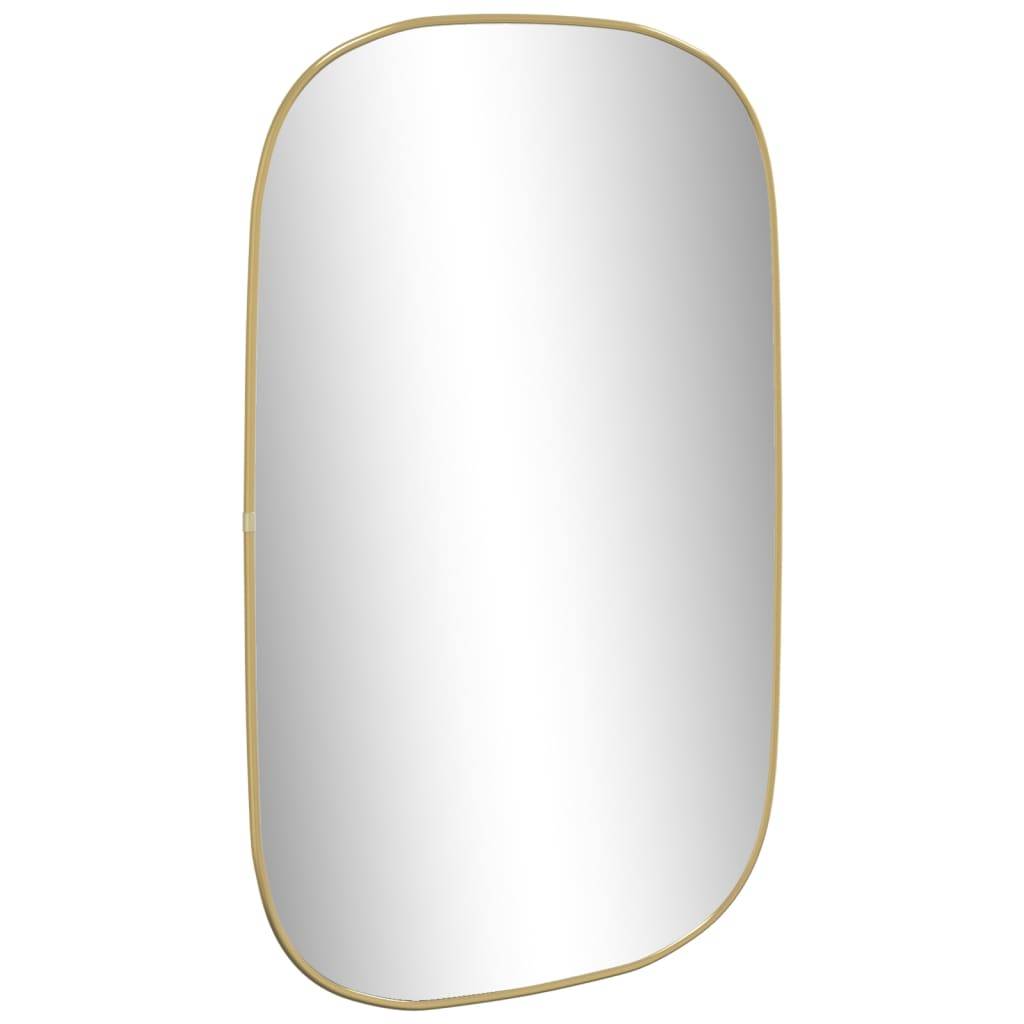 vidaXL Wandspiegel Golden 80x50 cm
