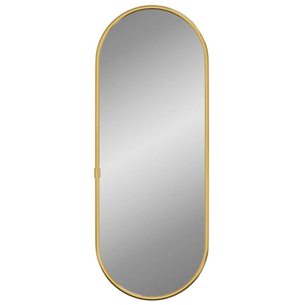 vidaXL Wandspiegel Golden 40x15 cm Oval