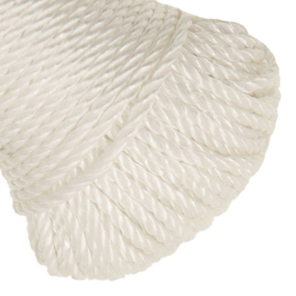 vidaXL Arbeitsseil Weiß 6 mm 50 m Polypropylen