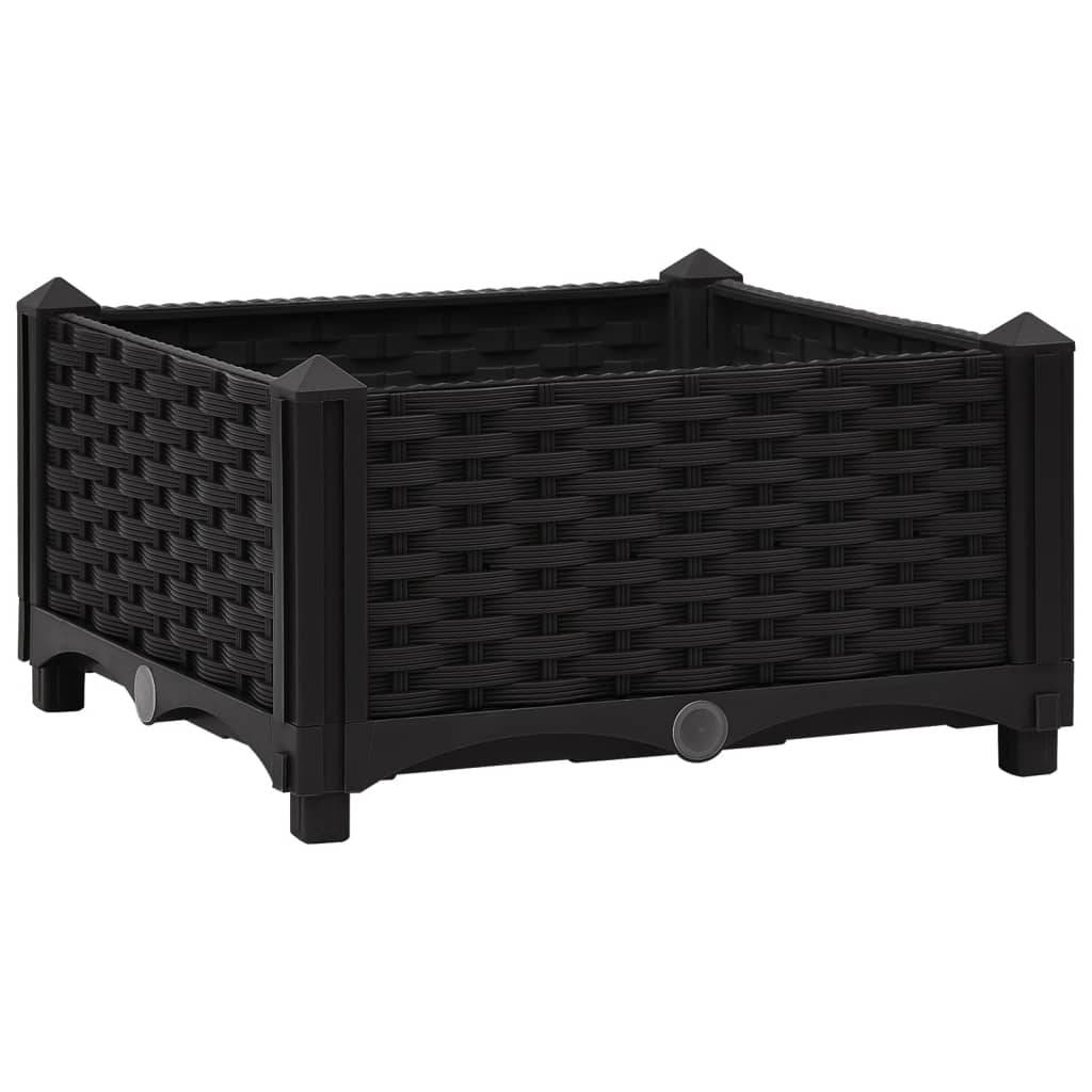 vidaXL Hochbeet 40x40x23 cm Polypropylen