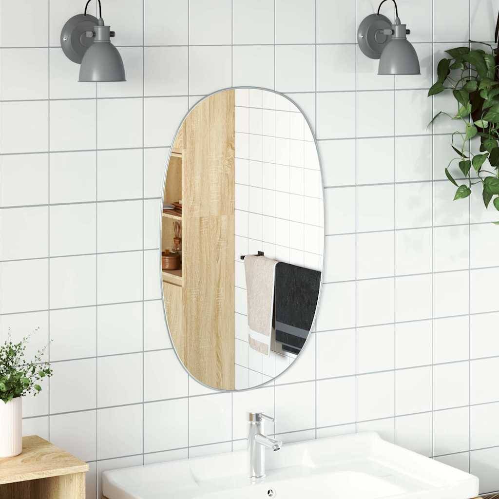 vidaXL Wandspiegel Silbern 70x45 cm