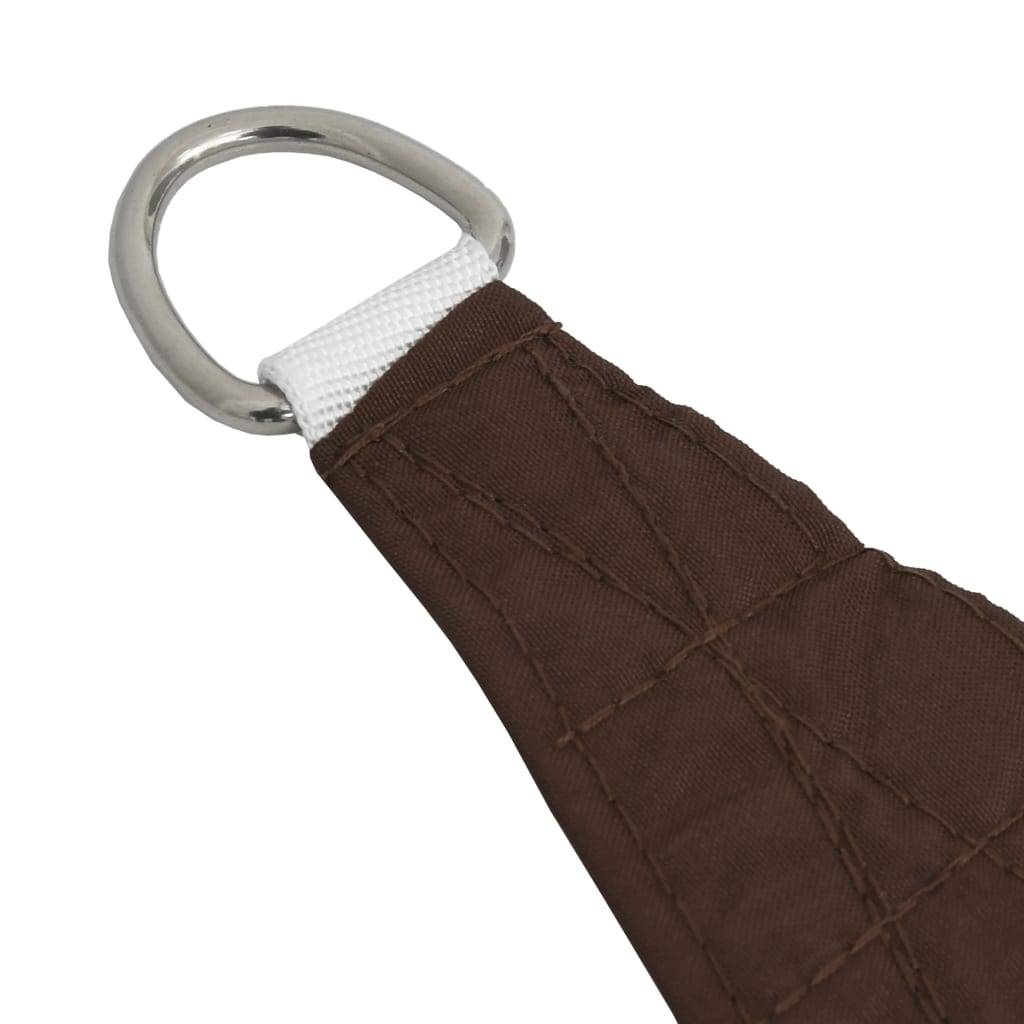 vidaXL Sonnensegel Oxford-Gewebe Dreieckig 6x6x6 m Braun