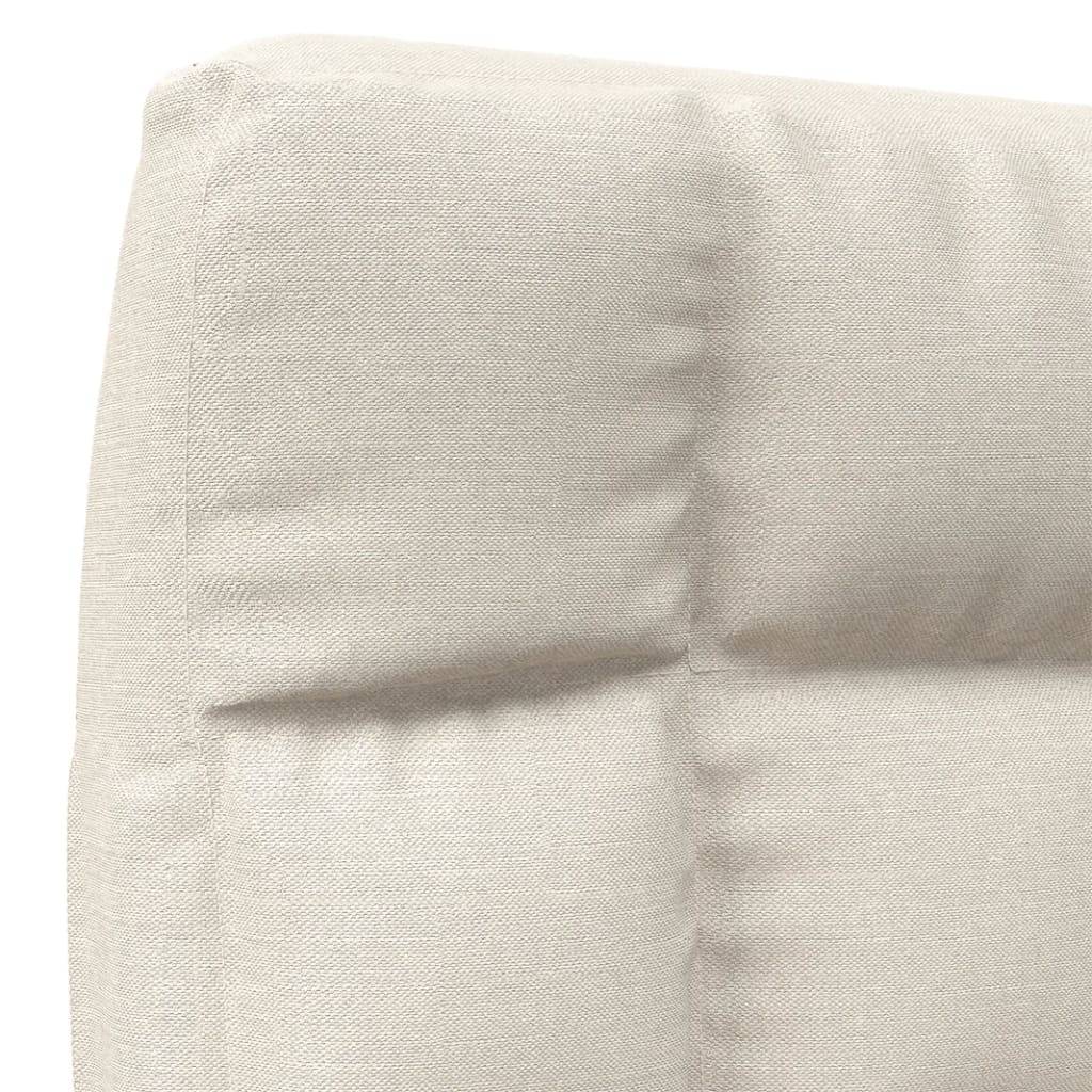 vidaXL Bodenstuhl Faltbar Creme Stoff