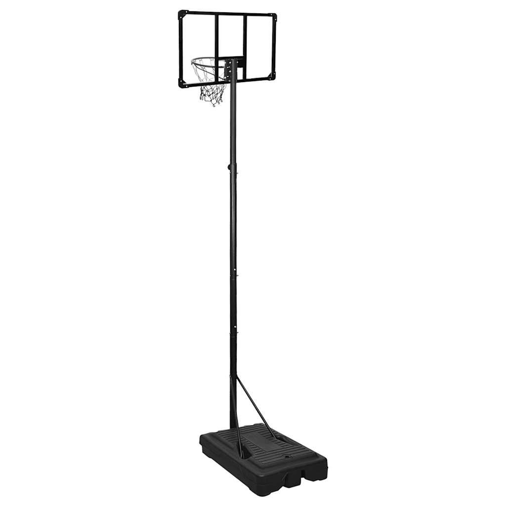 vidaXL Basketballständer Transparent 280-350 cm Polycarbonat